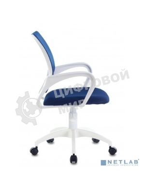 Кресло Бюрократ CH-W695NLT TW-05N TW-10N темно-синий, сетка/ткань, 120 кг, механизм качания