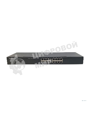 Коммутатор неуправляемый NEOMAX NMS-116P-1000-SR, 16 портов 1000 Mbps, металл Rack