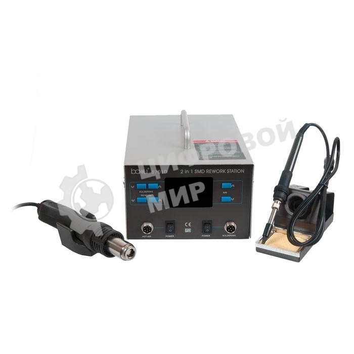 Паяльная станция BAKU ba-8701D термовоздушная, 2 в 1