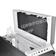 Компьютерный корпус Thermaltake View 71 TG Snow CA-1I7-00F6WN-00 White/Win/SPCC/Tempered Glass*4/Color Box/Riing 140мм White Fan*2