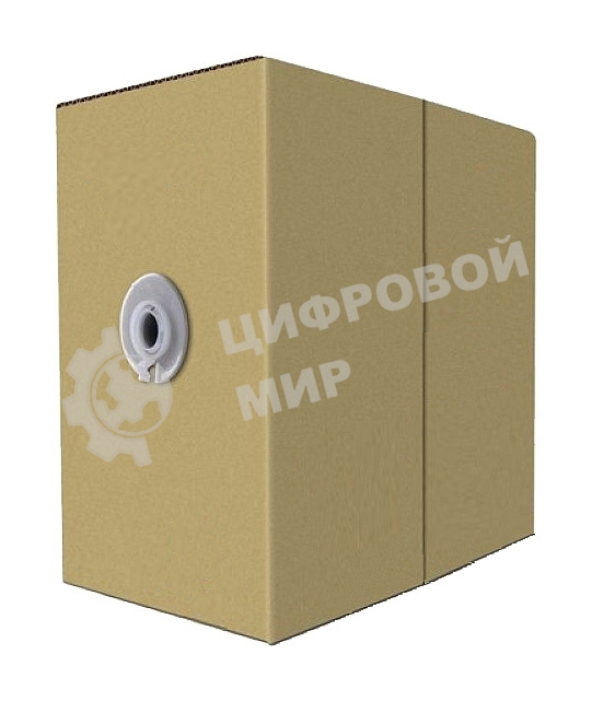 Кабель сетевой Buro BU-COP-045 UTP 4 пары cat5E solid 0.45мм Cu 305м серый