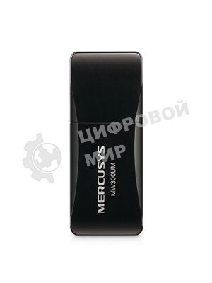 Сетевой адаптер USB2.0 адаптер Mercusys MW300UM, 300 Мбит/с, компактный