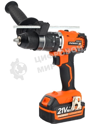 Дрель-шуруповерт Patriot BR 216UES-h, 21 В, 4 Ач, 60 Нм, бесщеточный