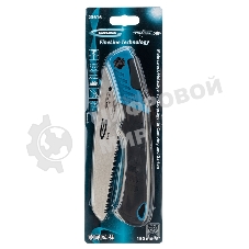 Пила по дереву Gross 23616 PIRANHA складная, для кэмп.и сада, 150 мм, 9-10TPI, зуб 3D, подкал.зуб, 2-ком.рук.