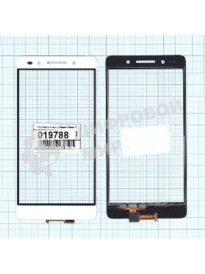 Сенсорное стекло (тачскрин) для Huawei Honor 7, белое