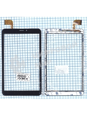 Сенсорное стекло (тачскрин) WJ1312-FPC-V1.0, черное