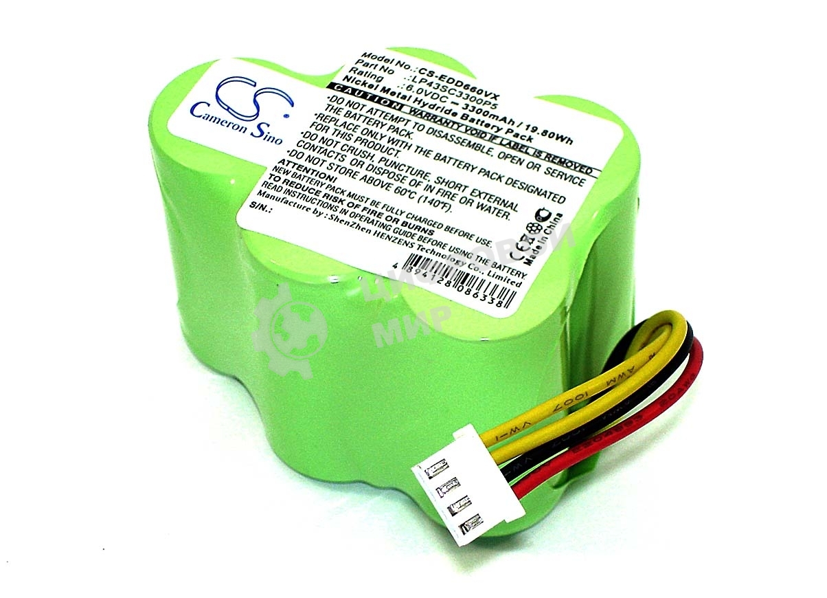 Аккумулятор для Ecovacs Deebot D650 D660 D680 (CS-EDD660VX) 6V 3500mAh