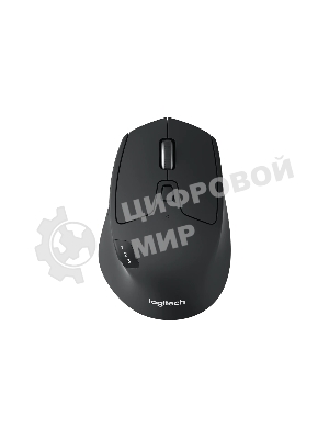 Мышь беспроводная Logitech M720 Triathlon черный, 1000 dpi, радиоканал, Bluetooth, USB, кнопки - 8