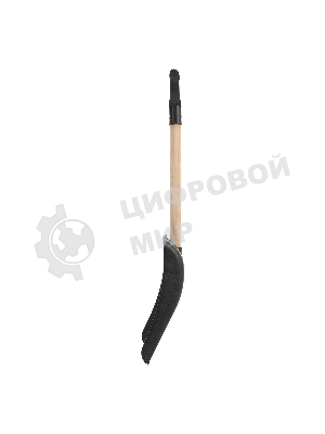 Лопата для уборки снега Sparta полипропиленовая, 275х365х870 мм, деревянный черенок,