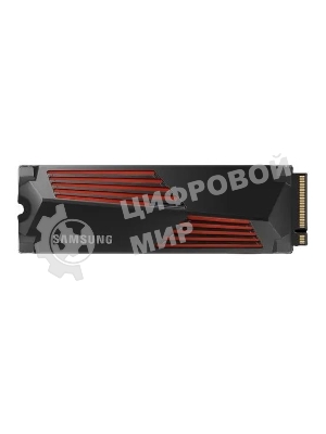 Накопитель SSD Samsung 990 PRO, 1000Gb, PCIe 4.0 x4, M.2 2280, NVMe, R/W 7450/6900, с радиатором