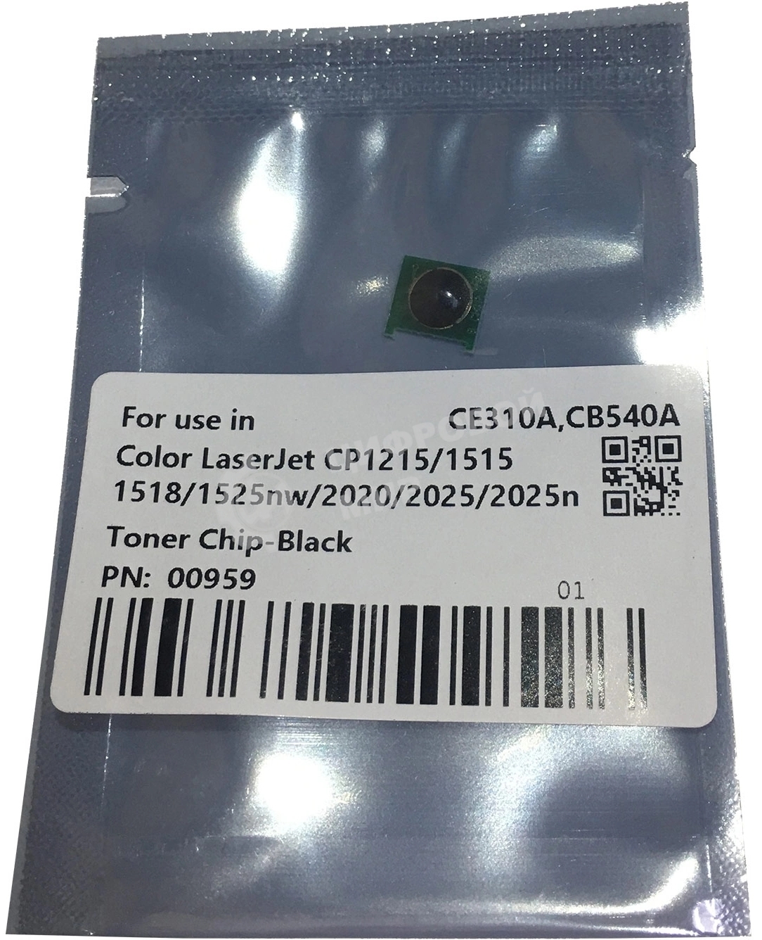 Чип CET картриджа CE310A, CB540A, CE320A, CC530A, CE250A для HP Color LaserJet CP1215/1515/2025/CP1025 черный, (унив.), 1.2K/2.2K/2K/3.5K/5K