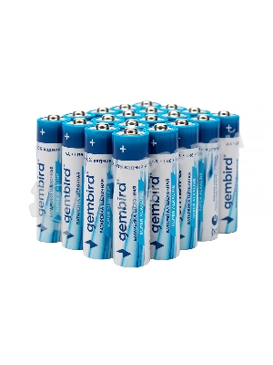 Батарейки щелочные/алкалиновые Gembird Gb-LR6-20B, тип AA, 20шт, коробка