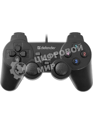 Геймпад Defender Omega USB, Проводной геймпад, 12 кнопок, 2 стика