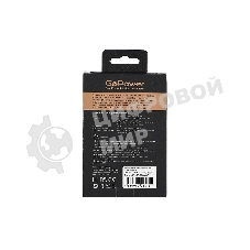 Сетевое зарядное устройство GOPOWER 1USB+1TYPE-C 35W QC3.0 00-00028403 черный