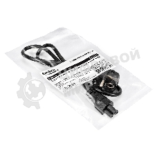 Кабель питания ноутбуков ExeGate Special PC5-7,5S (Евровилка Schuko->C5, 3*0.5мм2, CCA, черный, 0.75м)