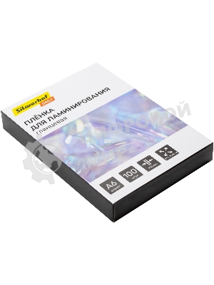 Пленка для ламинирования Silwerhof 100мкм A6 (100 шт) глянцевая 111x154 мм Daily