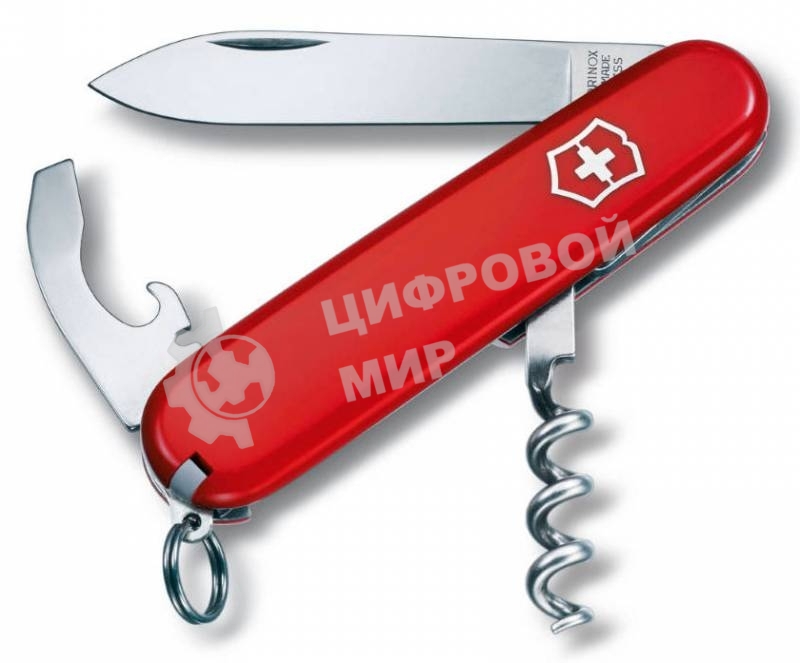 Нож перочинный Victorinox Waiter (0.3303) 84мм 9 функций красный карт.коробка