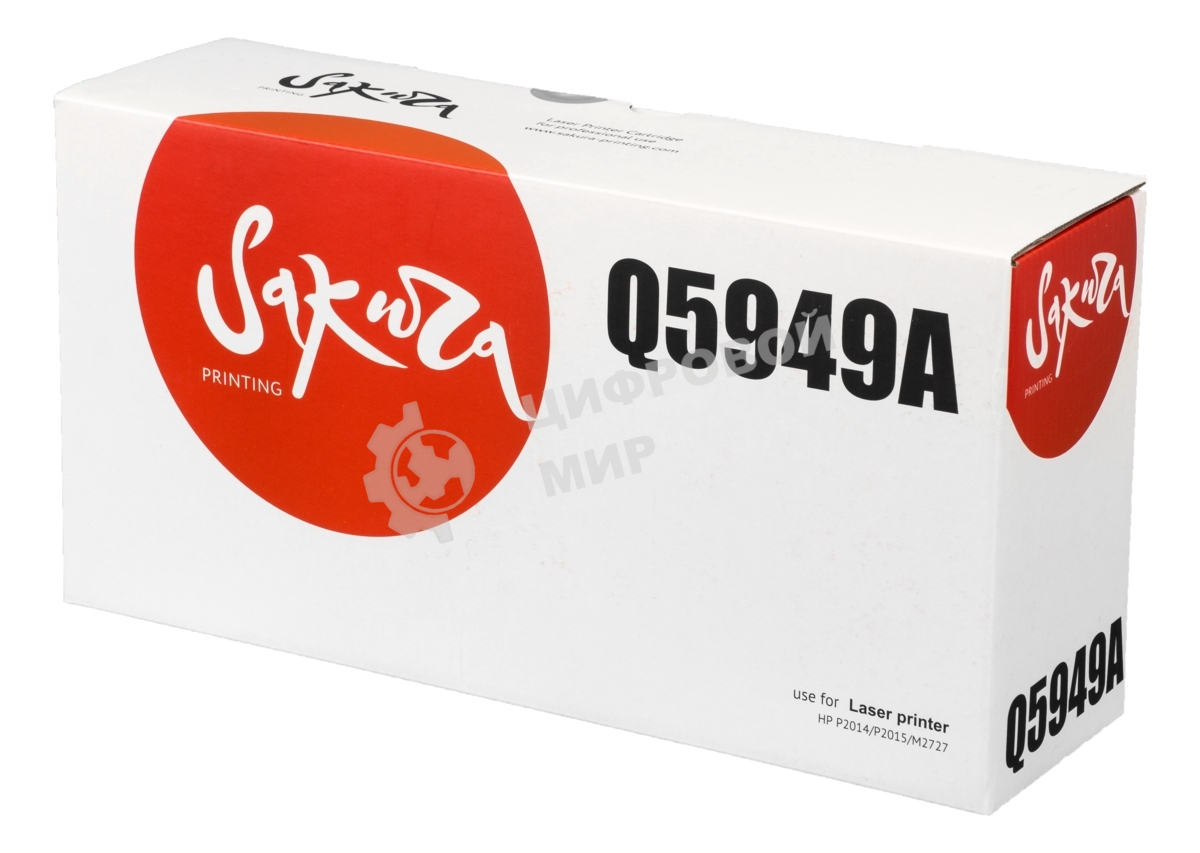 Картридж Sakura Q5949A для HP для HP P2014/P2015/M2727, черный, 2500 к.