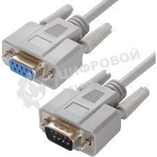 Greenconnect Удлинитель 1.8m COM RS-232 порта GCR- DB9CM2F-1.8m 9M AM/9F AF, пакет Greenconnect Удлинитель 1.8m COM RS-232 порта GCR- DB9CM2F-1.8m 9M AM/9F AF, пакет