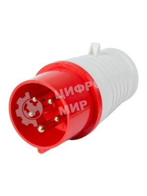 Вилка Rexant 015 переносная 3Р+РЕ+N 16А 380В IP44