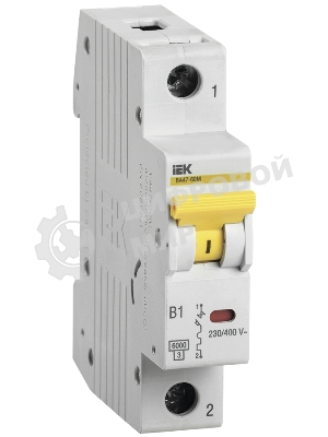 Выключатель автоматический однополюсный ВА47-60M 1Р 32А 6кА С MVA31-1-032-C IEK