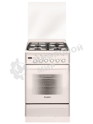 Плита комбинированная Gefest ПГЭ 5302-04 0267 бежевый, конфорок 4 газовых, духовка 55 л, 50 см x 85 см x 58.5 см