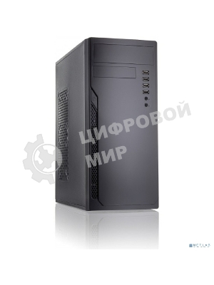 Компьютерный корпус c блоком питания 500 Ватт Case Foxline FL-301, ATX, 1x5.25EXT, 1x3.5EXT, 4x3.5INT, 4xUSB 2.0, HDA, w/o FAN, w/500W ATX PSU, w/1.2m EU pwr cord
