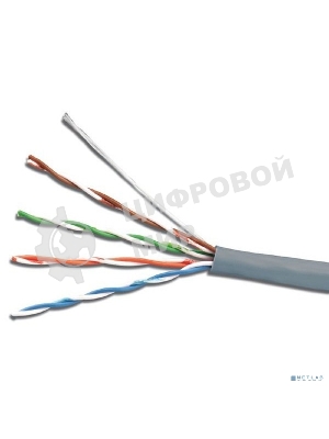 Кабель ExeGate EX289281RUS UTP4-C5e-CU-S25-IN-LSZH-GR-305 UTP 4 пары кат.5e медь, 25AWG, LSZH, бухта 305м, серый