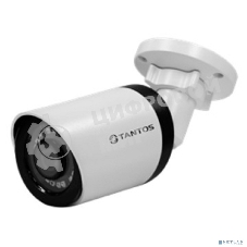 Видеокамера IP уличная Tantos TSi-Pe25FP 2 мегапиксельная с фиксированным объективом и питанием PoE