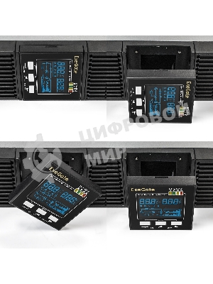 Источник бесперебойного питания On-line ExeGate PowerExpert ULS-575-10kVA.LCD.AVR.T.USB.RS232.SNMP.2U 10000VA/10000W, On-Line, PF=1, LCD, клеммы, RS232, USB, SNMP-slot, EPO, батареи внешние 192В/240В суммарной емкостью до 400Ah, Rackmount 2U/Tower, металлический корпус, черный