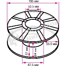 Пластик для принтера 3D Cactus CS-3D-PLA-1KG-PURPLE PLA d1.75мм 1кг L326м 1цв.