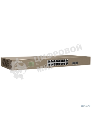 Коммутатор PoE IP-COM G3318P-16-250W с облачным управлением 16GE+2SFP