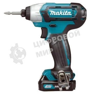 Аккум.гайковерт Makita TD110DZ 10.8В Li-ion 0-3500у\м 110Нм 1.2кг кор подсв M5-M12 б\акк и з\у