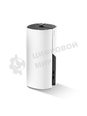 Домашняя Mesh TP-Link Wi-Fi система Deco M4 (1-Pack), 1167 Мбит/с (5 ГГц: до 867 Мбит/с + 2,4 ГГц: до 300 Мбит/с), 2 порта 1000 Мбит/с, 2 встроенные антенны на каждом модуле Deco