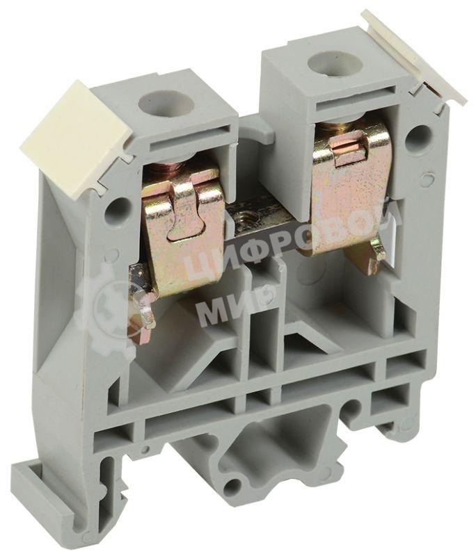 Зажим наборный IEK YZN10-006-K03 ЗНИ-6 мм2 (JXB 50 А) серый