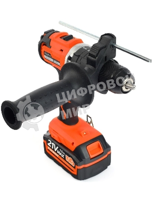 Дрель-шуруповерт Patriot BR 216UES-h, 21 В, 4 Ач, 60 Нм, бесщеточный