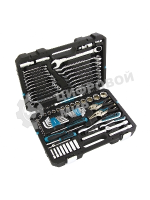 Набор инструментов Gross 14148 78 пред., 120 зубьев, CrV, 1/4, 1/2