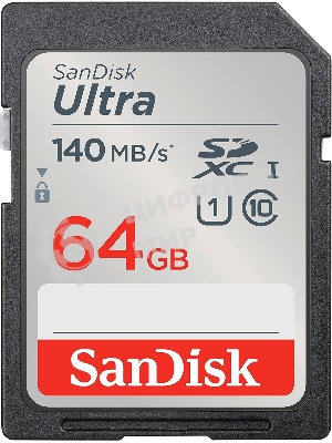 Флеш карта SANDISK SDXC 64Gb UHS-I SDSDUNB-064G-GN6IN