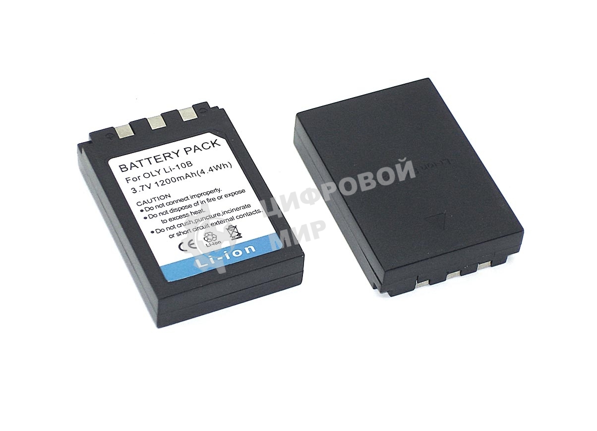 Аккумуляторная батарея для фотоаппарата Olympus Camedia C-50 (Li-10B) 3.7V 1200mAh