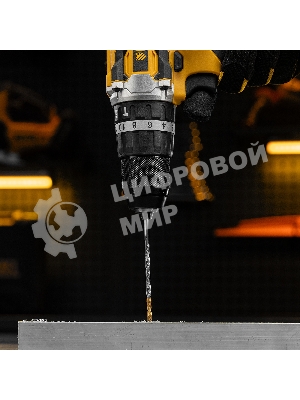 Сверло спиральное по металлу Denzel 4,2 х 119 мм, Р6М5, Golden Tip, удлиненное