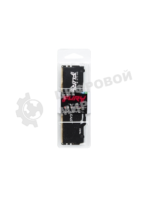 Оперативная память Kingston Fury Beast Black, DDR5, 32Gb (1x32 GB), 5200 MHz, CL40, радиатор, RGB, черный