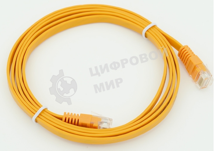 Патч-корд литой 5E Copper FLAT 1.5 m