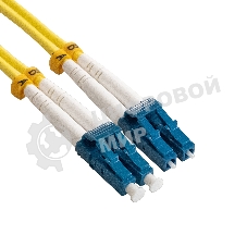 Патч-корд волоконно-оптический ExeGate FC-D-9-LC-LC-3M-LSZH (Шнур ВО SM 9/125 (OS2/G.652.D), LC/UPC-LC/UPC, Duplex, LSZH, 3м)