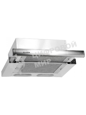 Вытяжка встраиваемая Elikor Интегра 45П-400-В2Л белый/нержавеющая сталь, 45 см, 400 куб. м/ч, 55 дБ