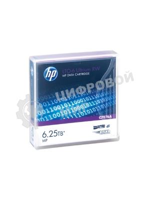 Картридж Hewlett-Packard LTO-6 Ultrium 6.25Tb (C7976A)