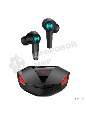 Игровая гарнитура TWS Edifier GT4 черный, внутриканальные, Bluetooth, до 7 ч