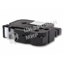 Картридж ленточный Cactus CS-TZ241 18 мм, 8 м, черный шрифт, белый фон, для BROTHER 1230/1280/1280VP/2700VP