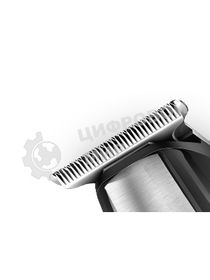 Машинка для стрижки Centek CT-2134 (чер/сталь) 3 насадки, USB зарядка, время работы 55 мин