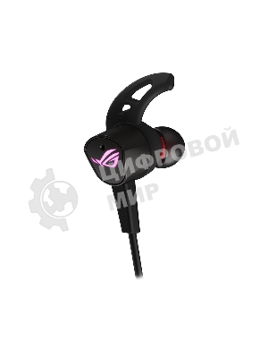 Гарнитура ASUS ROG Cetra II чёрный, проводная, USB-C, вставные, шумоподавление микрофона, регулятор громкости, чехол в комплекте