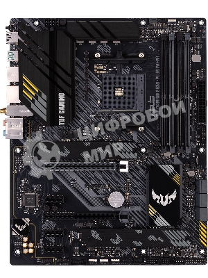 Материнская плата ASUS TUF GAMING B550-PLUS WIFI II, AM4, AMD B550, 4xDDR4, 6xSATA, 2xM.2, 1xPCI-E 3.0 x16, 1xPCI-E 4.0 x16, 3xPCI-E x1, 1xDP, 1xHDMI, 1x 2.5Gb LAN, 2xUSB-A 3.2 Gen 1, 1xUSB-A 3.2 Gen 2, 1xUSB-C 3.2 Gen 2, 3x3.5 мм, 7.1, ATX